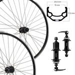Roland Radsatz 26" Disc Centerlock schwarz SE ZAC 19 Aluminium QC400 schwarz...