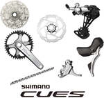 SHIMANO Gruppe CUES Silver Edition 10 Silver - komplette Dropbar-Schalt- und