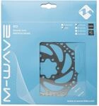 M-WAVE Bremsscheibe BD-140 &Oslash;140mm Edelstahl 6Loch silber