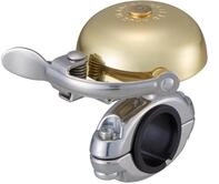CATEYE Klingel OH-2300 OH-2300 Gold - klassische Fahrradklingel in moderner