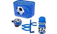 Messingschlager Fahrradkorb Klingel Trinkflasche Soccer