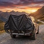 VK International Fahrradschutzh&uuml;lle Duo 130 &times; 250 cm, wetterfeste Abdeckung f&uuml;r 2