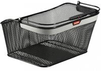 KLICKfix Hinterradkorb City Reflect GTA schwarz 40x20x30 cm