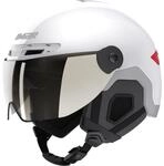 Limar Lumiere White L Wei&szlig; - sicherer Urban- und Speed-Pedelec-Helm mit Licht