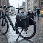 Basil Doppelpacktasche Urban Dry wasserdicht matt black 50l