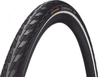 Continental Drahtreifen Contact 20x1.75", 47-406, schwarz mit Reflexstreifen,...