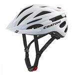 Cratoni Pacer MTB Fahrradhelm wei&szlig; matt S/M (54-58 cm), 20 Bel&uuml;ftungs&ouml;ffnungen,
