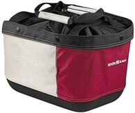 KLICKfix Fahrradkorb Alingo GT rot/creme 24x41x29 cm