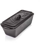 Petromax Kastenform K4 Gusseisen 2,4 l mit Deckel ideal f&uuml;r Brot, Kuchen, Aufl&auml;ufe