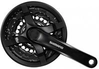 SHIMANO Kurbelgarnitur TOURNEY FC-TY501 6/7/8-fach 170 mm 42-34-24 Z&auml;hne