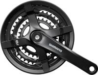 SHIMANO Kurbelgarnitur TOURNEY FC-TY501 6/7/8-fach 175 mm 48-38-28 Z&auml;hne