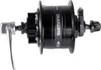 SHIMANO Nabendynamo DH-3D32 - 6V/3W, 32 Loch, 6-Loch-Scheibenaufnahme, Schwarz