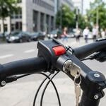 Rixen Kaul KLICKfix Lenker-Adapter universal mit Schloss 2 Schl&uuml;ssel schwarz|rot