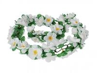 Basil Garland Blumengirlande Flower wei&szlig; - Fahrrad Dekoration f&uuml;r Lenker und Korb -