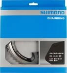 SHIMANO Kettenblatt DURA-ACE FC-9000 50 Z&auml;hne Silber/Schwarz - pr&auml;zise