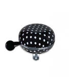 Basil Ding-Dong Klingel Polka Dot black white dots &Oslash;80mm SB-Karte