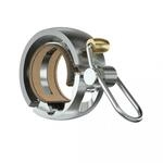 Knog Fahrradklingel Oi Luxe klein 22.2mm silber