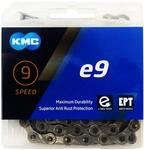 KMC e9 EPT 9s Kette E-Bike 136 Glieder silber - langlebige E-Bike-Schaltung