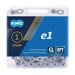 KMC Kette e1 EPT 1-fach Kette - 110 Glieder 1/2x3/32 silber f&uuml;r E-Bikes mit