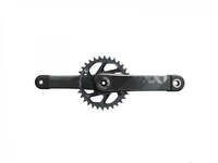SRAM XX1 Eagle DUB Kurbelgarnitur 170 mm 34T grau - Leichte Carbon-Performance...