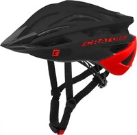Cratoni 2015061711, Cratoni Fahrradhelm Agravic MTB schwarz rot matt L/XL 58 bis 62cm