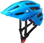 Cratoni Helm AllTrack MTB blau gummiert S/M 54 bis 58cm
