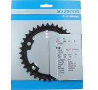 SHIMANO Kettenblatt 105 FC-R7000 36 Z&auml;hne Schwarz - pr&auml;zise Schaltperformance...