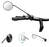 Krampe Fahrradspiegel KF1 20&deg; gro&szlig;e Au&szlig;enklemmung schwarz
