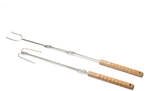 Petromax Lagerfeuer-Spie&szlig; ls1, 2er-Set, Edelstahl, teleskopierbar bis 92 cm,