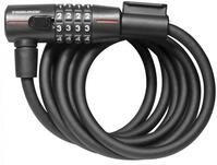 Trelock Zahlenspiralkabelschloss 180 cm D 10 mm SK 210/180/10 schwarz mit Halter ZK