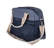 Basil Boheme Fahrrad Schultertasche, 18L, blau, wasserabweisend, b&ouml;hmischer Print,