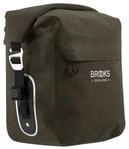 BROOKS Scape Pannier Large Mud Green - wasserdichte Fahrradtasche 18 Liter mit