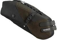 BROOKS Scape Seat Bag Mud Green - wasserdichte Bikepacking-Satteltasche 8 Liter,