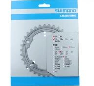 SHIMANO Kettenblatt 105 FC-R7000 34 Z&auml;hne Silber - pr&auml;ziser Antrieb f&uuml;r