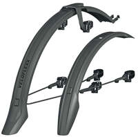 SKS VELOFLEXX 55 Schutzblechset f&uuml;r 26-28" Fahrr&auml;der, schlagfester Kunststoff,
