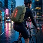 Basil Fahrradrucksack B-Safe Nordlicht olivgr&uuml;n 29x14x45cm Herren