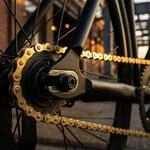 KMC Z1 Wide Fahrradkette 1/2 x 1/8 Zoll Gold - 112 Glieder Singlespeed Kette mit