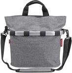 KLICKfix City-Tasche Bikebasket oval Reisenthel grau 17,5 x B 31 x H 34cm