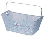 Point Fahrradkorb silber 40x28x18 cm