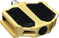 Shimano 293258, SHIMANO Pedal PD-EF205 Gold Flat Pedal - f&uuml;r City und Trekking, Gold