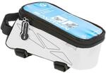 M-WAVE Rotterdam Top L Oberrohrtasche Wei&szlig;, Gr&ouml;&szlig;e L, mit Smartphone-Fach