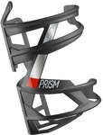 Elite Flaschenhalter PRISM Carbon rechts schwarz-matt/rote Grafik