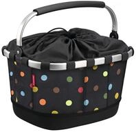 KLICKfix Fahrradkorb Carrybag GT dots f&uuml;r Racktime 42x28x33 cm