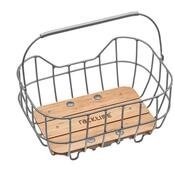racktime BASKIT BREEZE 2.0 Gep&auml;cktr&auml;gerkorb 25L Silber - Fahrradkorb mit...