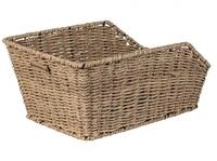 Basil Hinterradkorb Cento Rattan Look seegras 47x34x22 cm