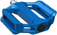 SHIMANO Pedal PD-EF202 Flat Pedal Blau - Plattformpedal f&uuml;r Alltag und Freizeit