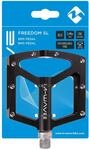 M-WAVE Freedom SL Plattformpedal - CNC-Alu, CrMo-Achse 9/16&Prime;, 96&times;91 mm, 297