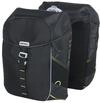 Basil Doppelpacktasche Miles black lime wasserdicht Gr&ouml;&szlig;e 34x17x43cm 34l