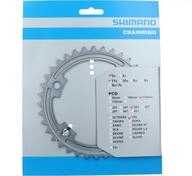 SHIMANO Kettenblatt 105 FC-R7000 36 Z&auml;hne Silber - pr&auml;ziser Antrieb f&uuml;r sportliche