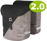 Racktime Doppeltasche VIDA 2.0 carbon black stone grey 24l